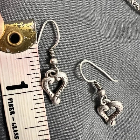 Brighton Reversible Heart Pendant, Necklace, and Earrings - Picture 7 of 8